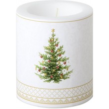 Свещ 10.5х9см Classic Christmas Tree златиста